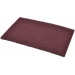 Aluminum Oxide Hand Pad - Very Fine Grade - Maroon 9" x 6" - 60 pads/box